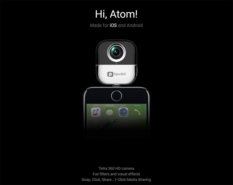Camara Opix360 Atom Modo Vr Panoramico Ios – imagen 7
