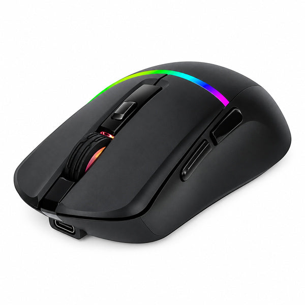 Mouse Gamer Inalámbrico Acer Nitro OMR246 7200 DPI Rgb Negro