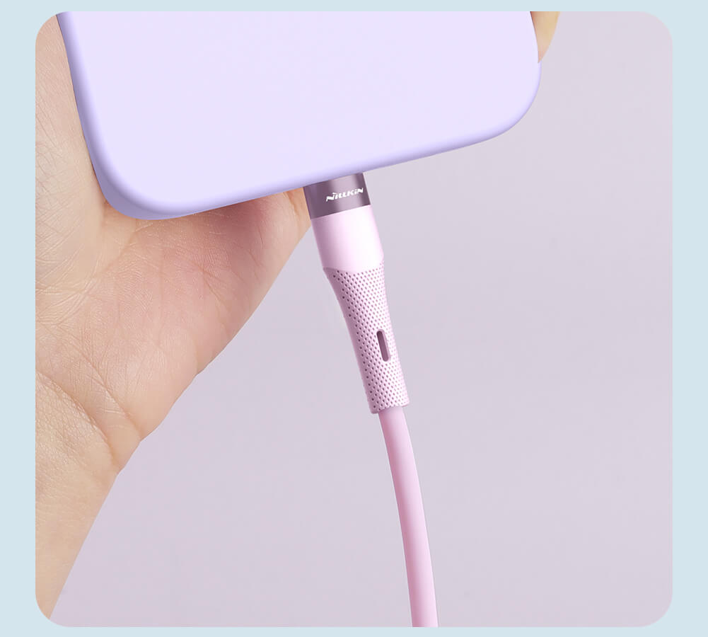 Cable Tipo C Para Lightning 1,2 Metros Nillkin Flowspeed 27w Purpura – imagen 5
