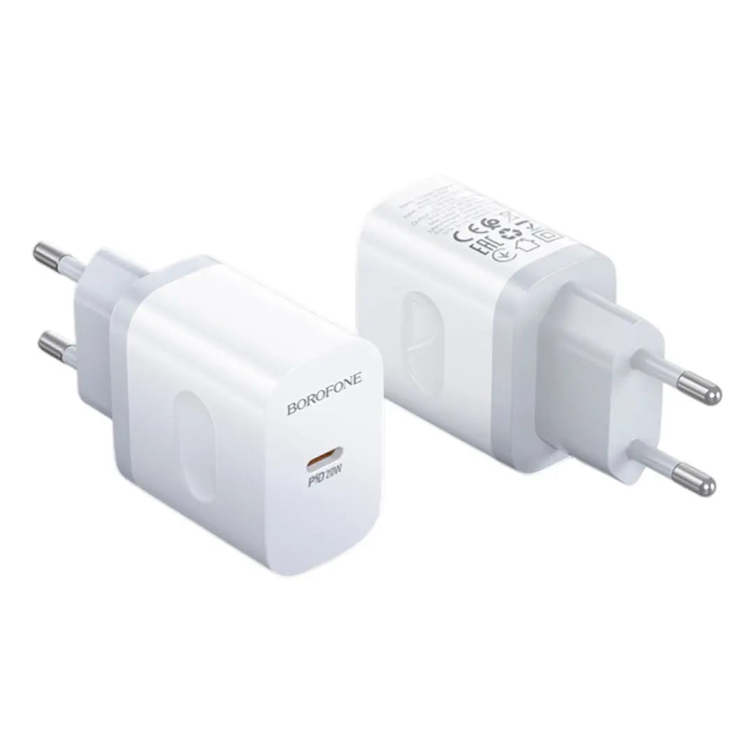 Cargador Borofone Ba99a 20w Tipo C Blanco – imagen 3