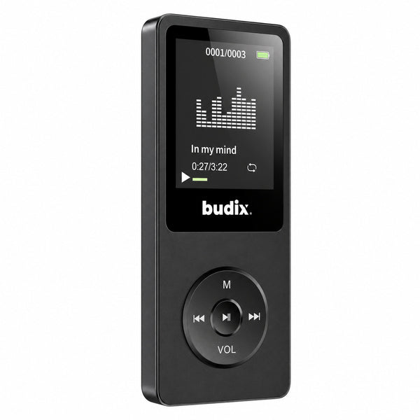 Reproductor Multimedia Portatil Budix Mp3 Negro
