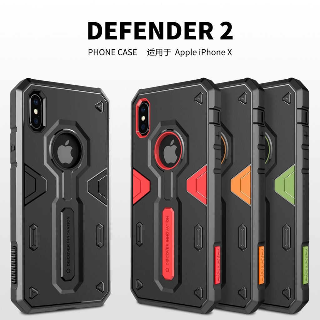 Apple Iphone X Case Defender II Series Hybrid Ultraresistente