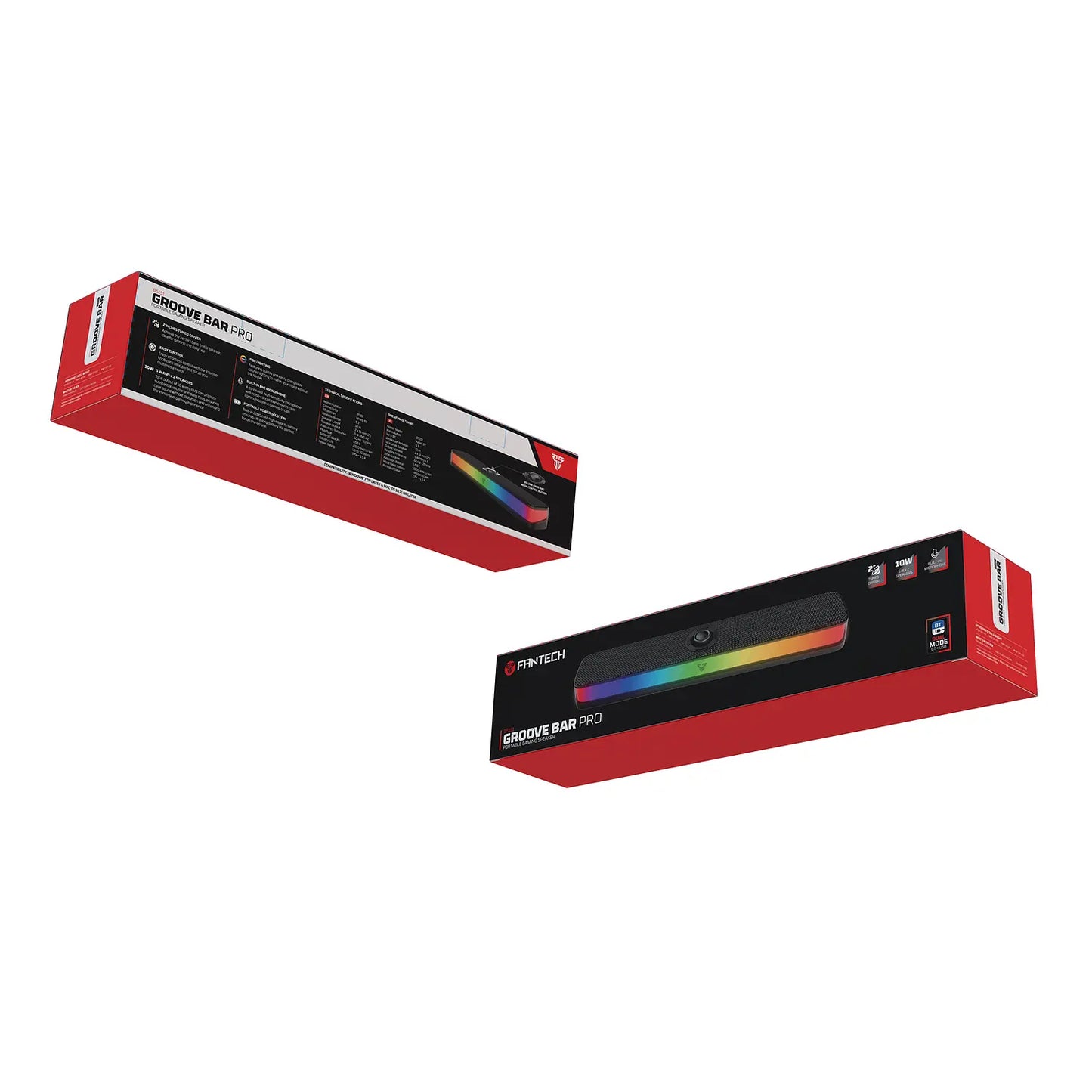 Parlante Soundbar Wireless Fantech Groove Bar Pro Bs151 Rgb Negro – imagen 4