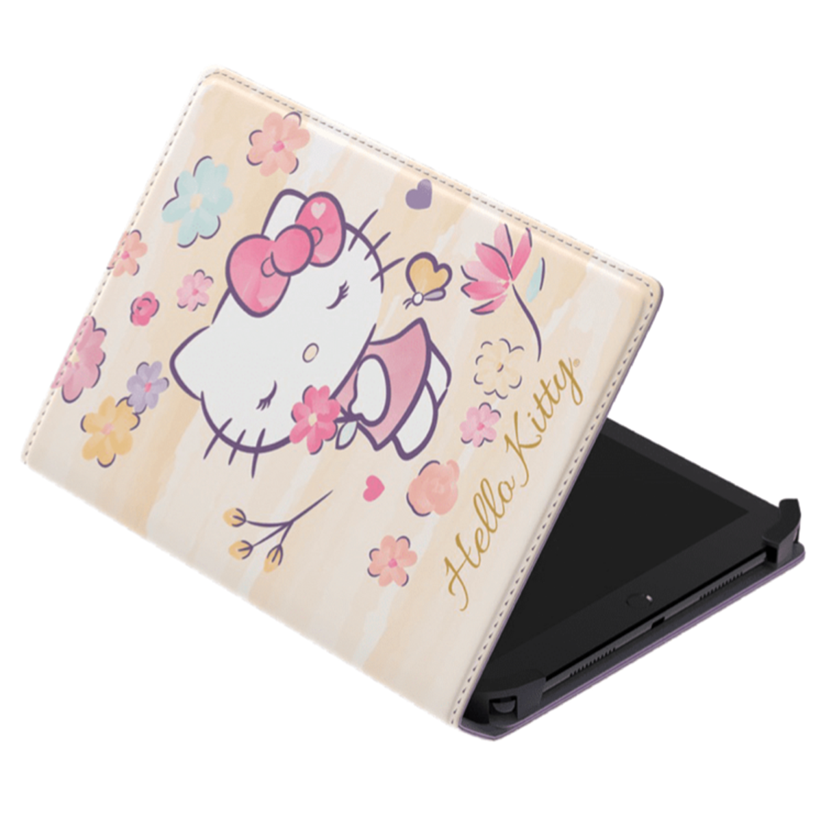 Carcasa Flip Cover Hello Kitty Universal Para Tablet 9 / 10 Pulgadas Mod 1