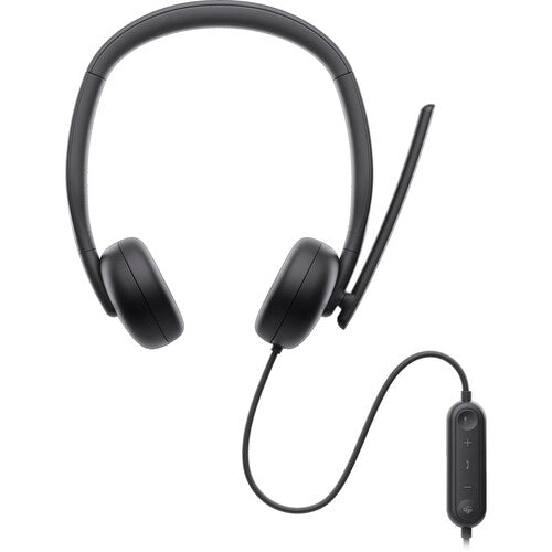 Audifonos Dell Micrófono WH3024 Alámbrico Usb Negro – imagen 4