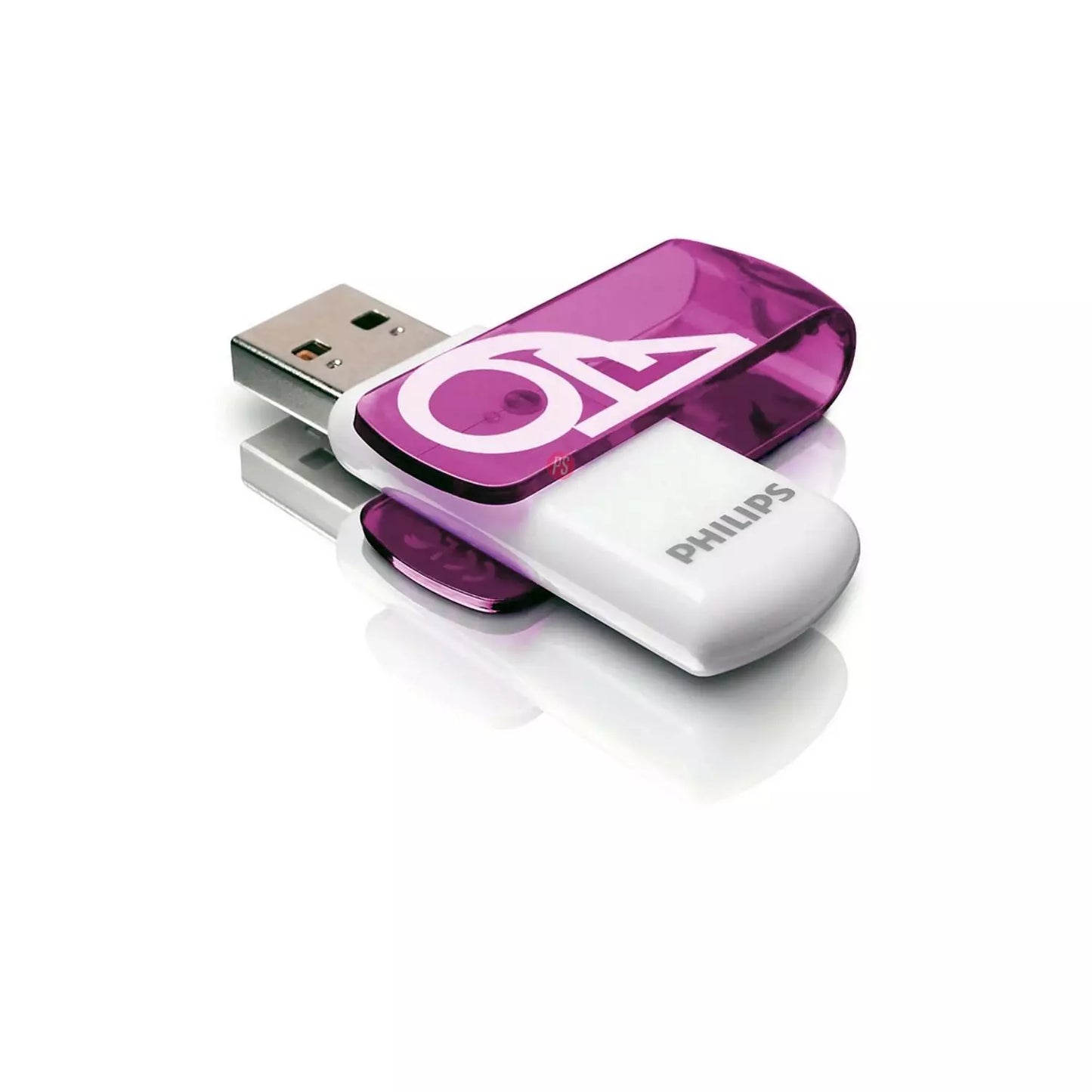 Pendrive Philips 64 GB Usb 2.0 Vivid Violeta – imagen 3