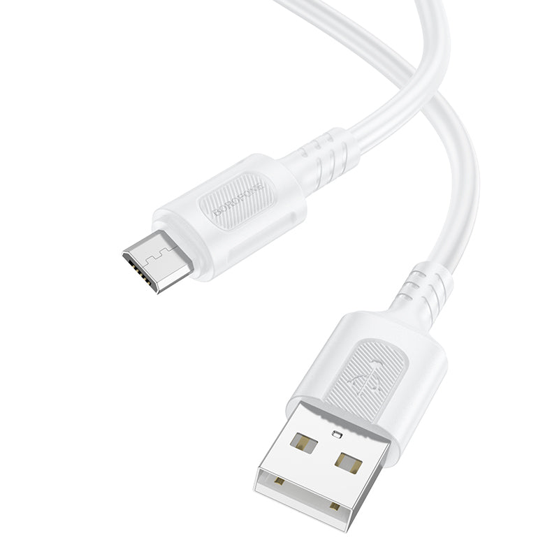 Cable Usb a Micro Usb Borofone Bx111 Blanco – imagen 3