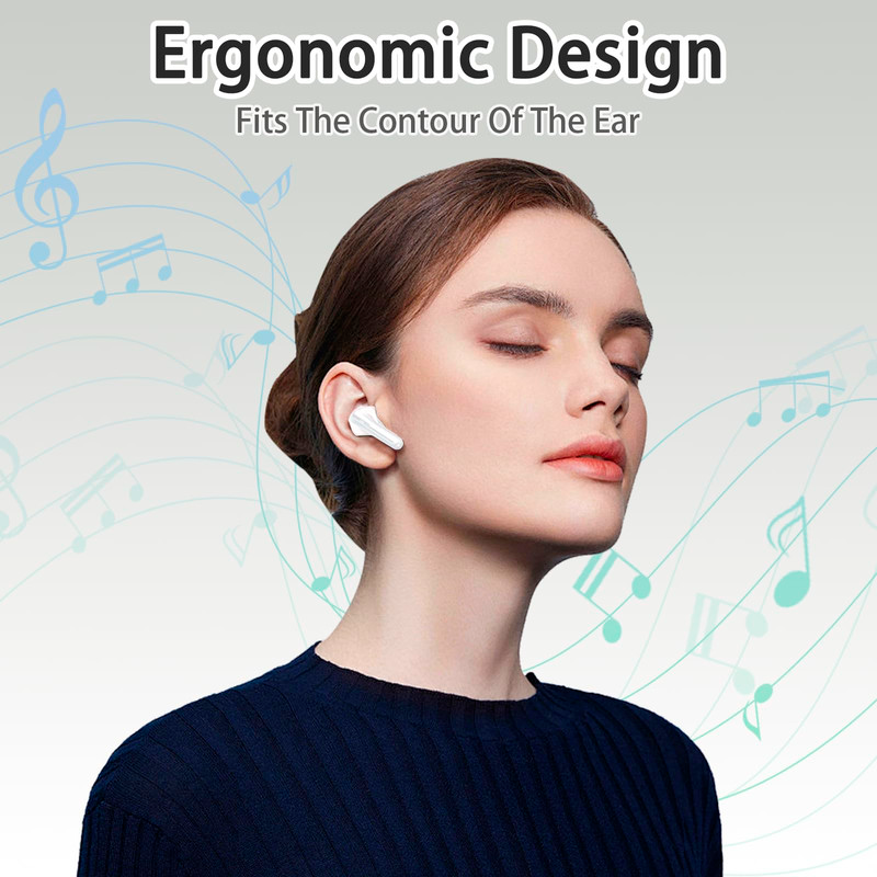 Audífonos In Ear Bluetooth Motomo A10 Pro Anc 8 Horas Blanco – imagen 3