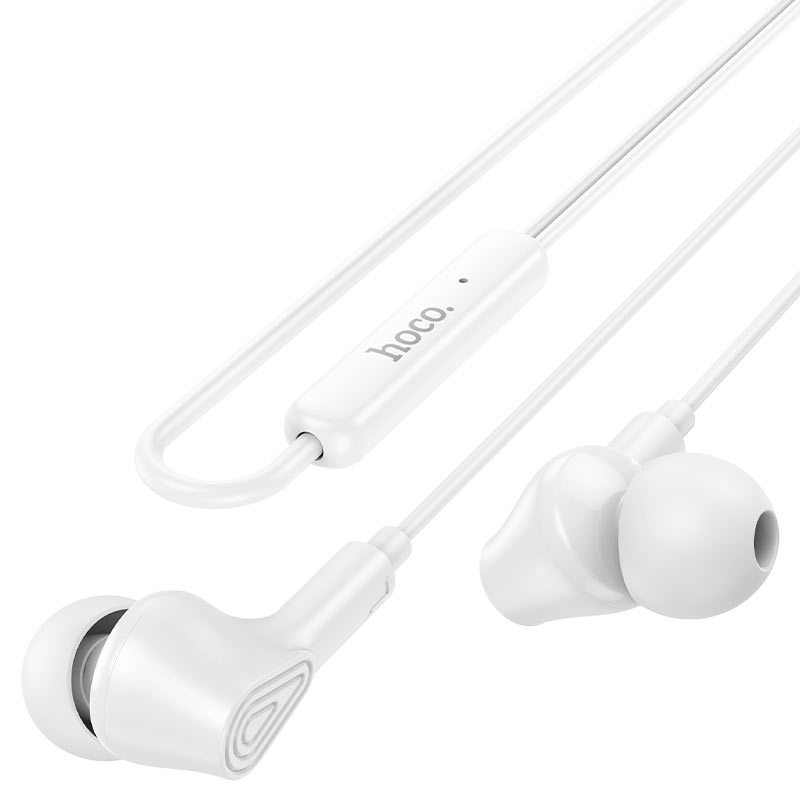 Audífonos In Ear Hoco M102 3.5mm Ingenious Blanco – imagen 3