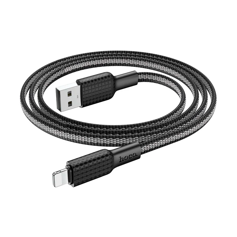 Cable Usb a Lightning Hoco X69 1 Metro Negro – imagen 3