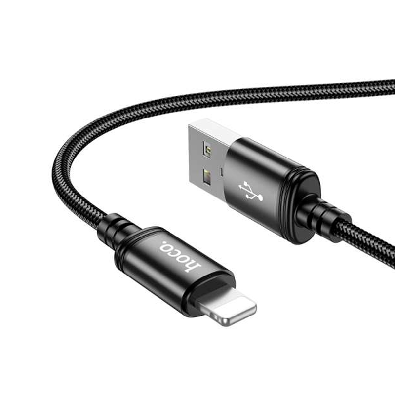 Cable Usb a Lightning Hoco X89 Nueva Caja Negro – imagen 3