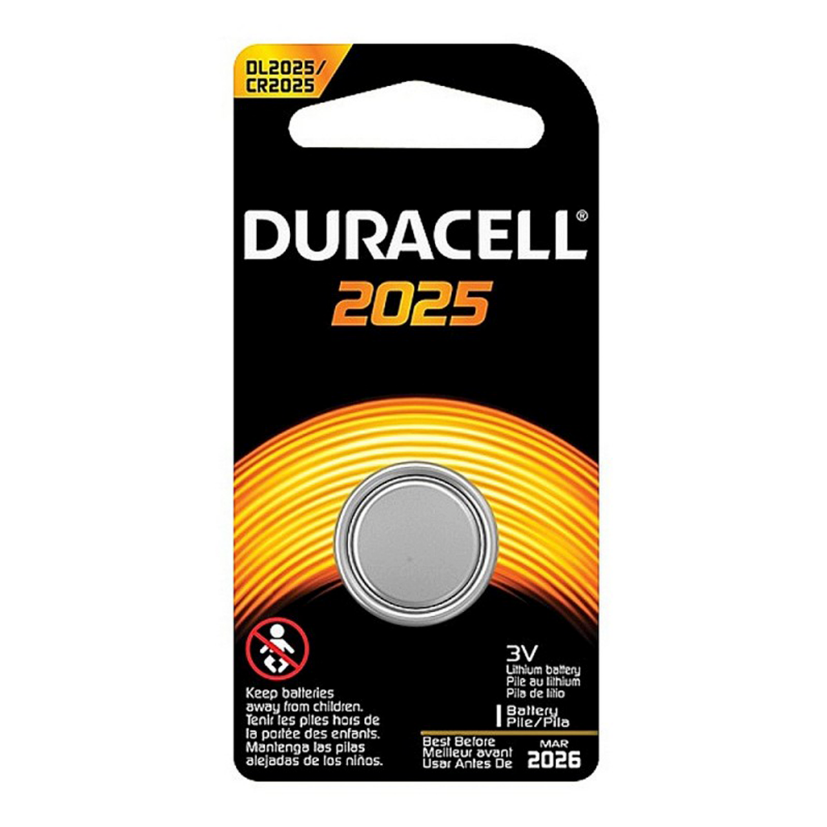 Pila Duracell Tipo Boton Modelo Cr2025