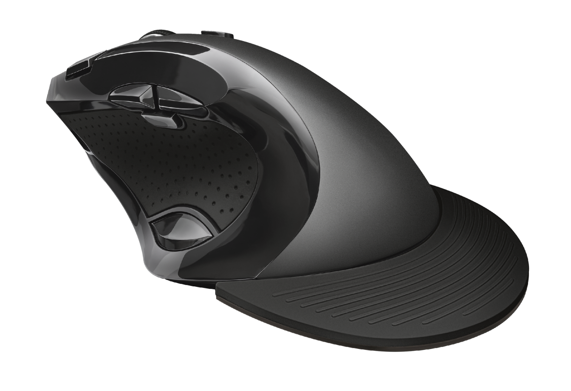 Mouse Inalambrico Ergonomico Trust Vergo Negro – imagen 5