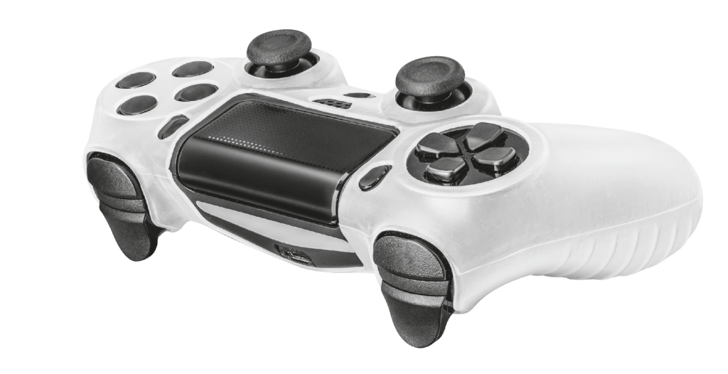 Protector Silicona Rubber Skin Joystick Ps4 Blanco Trust – imagen 3