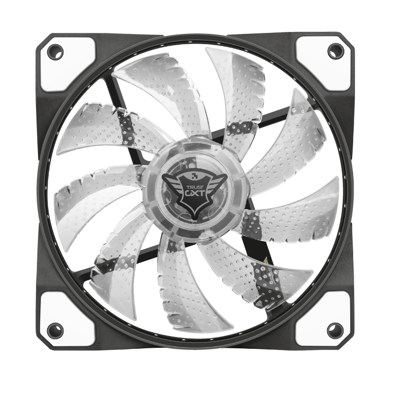 Ventilador Led Illuminated Silent Gxt 762 Blanco Trust – imagen 4