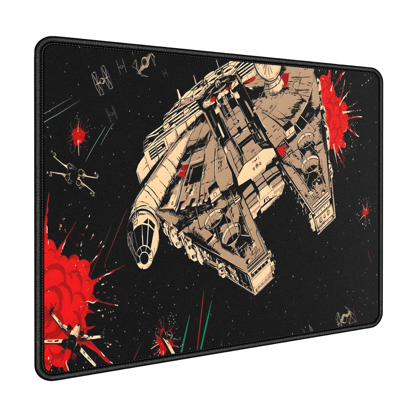 Mousepad Gamer Antideslizante 40x30 Diseño Halcon Milenario