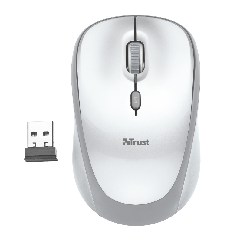 Mouse Inalambrico Trust Yvi Blanco – imagen 4