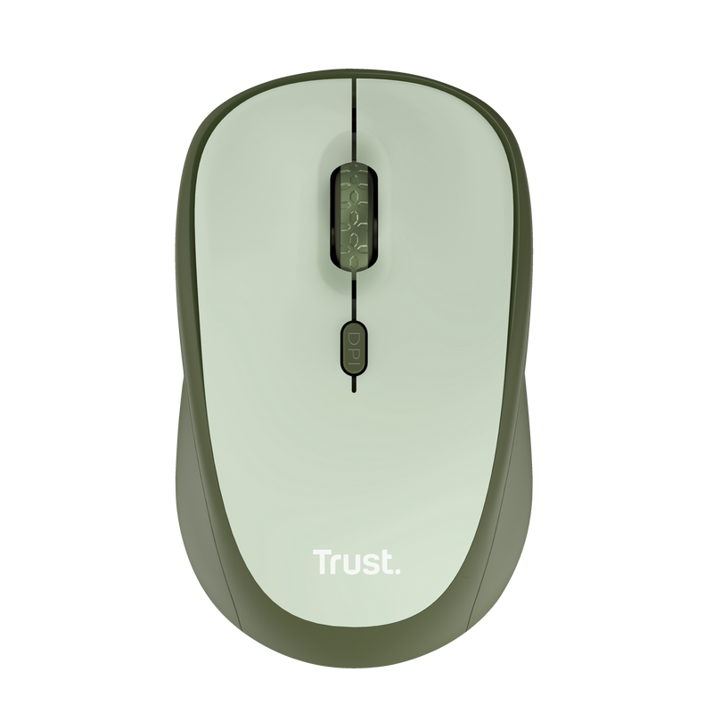Mouse Inalambrico Silencioso Trust Yvi+ Verde – imagen 4