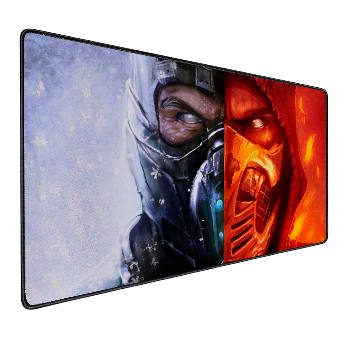 Mousepad Gamer Antideslizante 90x40 Diseño Subzero Scopio Mortal Kombat