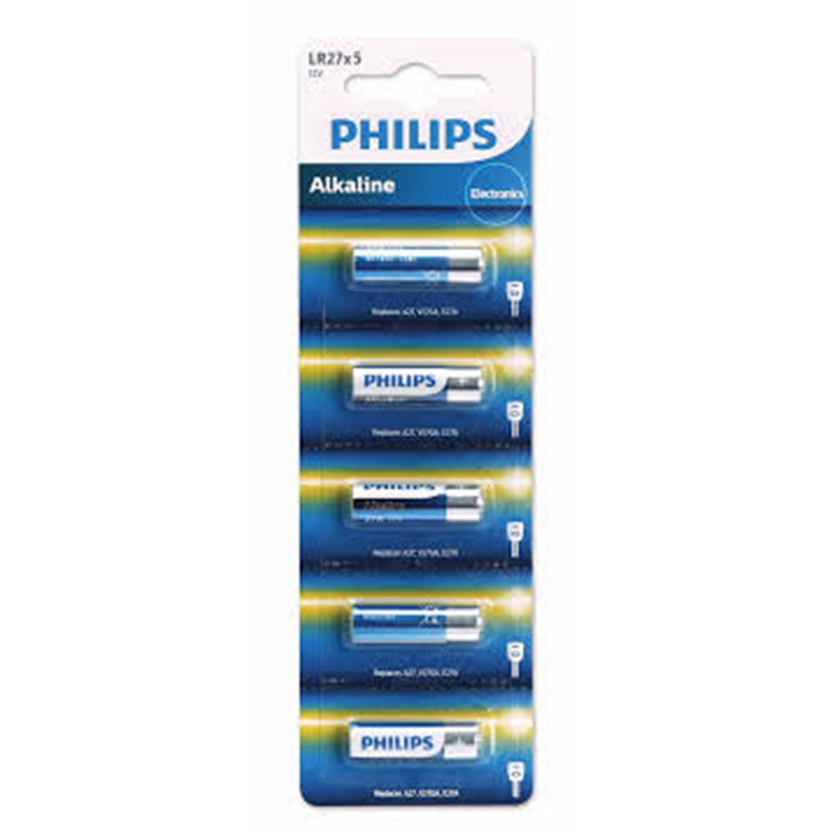 Pack Pilas 27a Philips 5 unidades