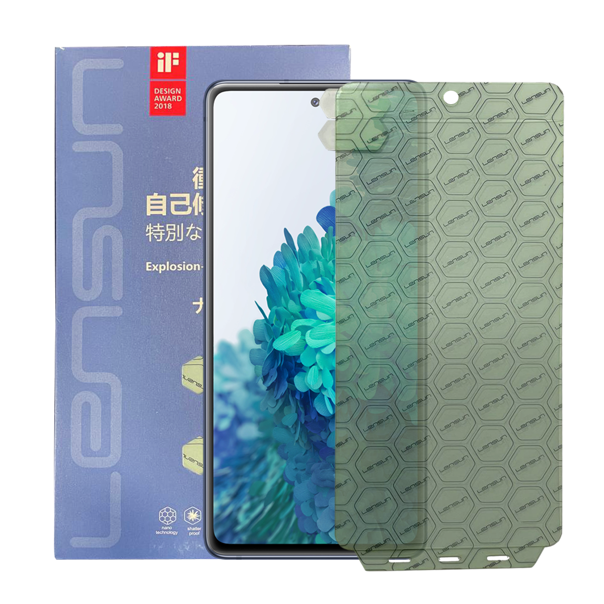 Samsung Galaxy S20 Fe 2020 Lamina Nanotech Lensun Full Cover