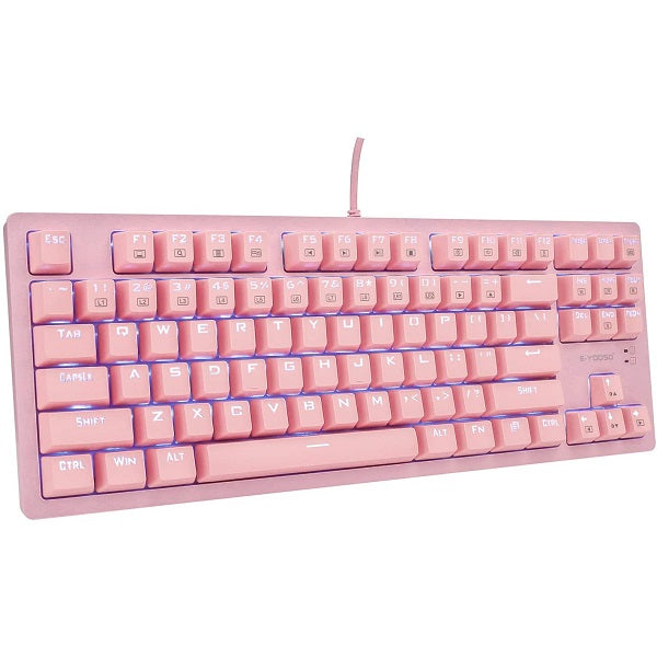 Teclado Gamer Mecanico E-yooso K620 Rgb Rosado – imagen 5