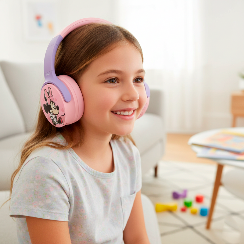 Audífonos Bluetooth Disney Minnie Hello Mellow Rosado – imagen 3
