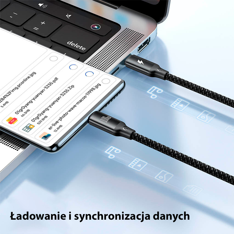 Cable Usb 3 en 1 Tipo C Awei 1,2 Metros Negro – imagen 3