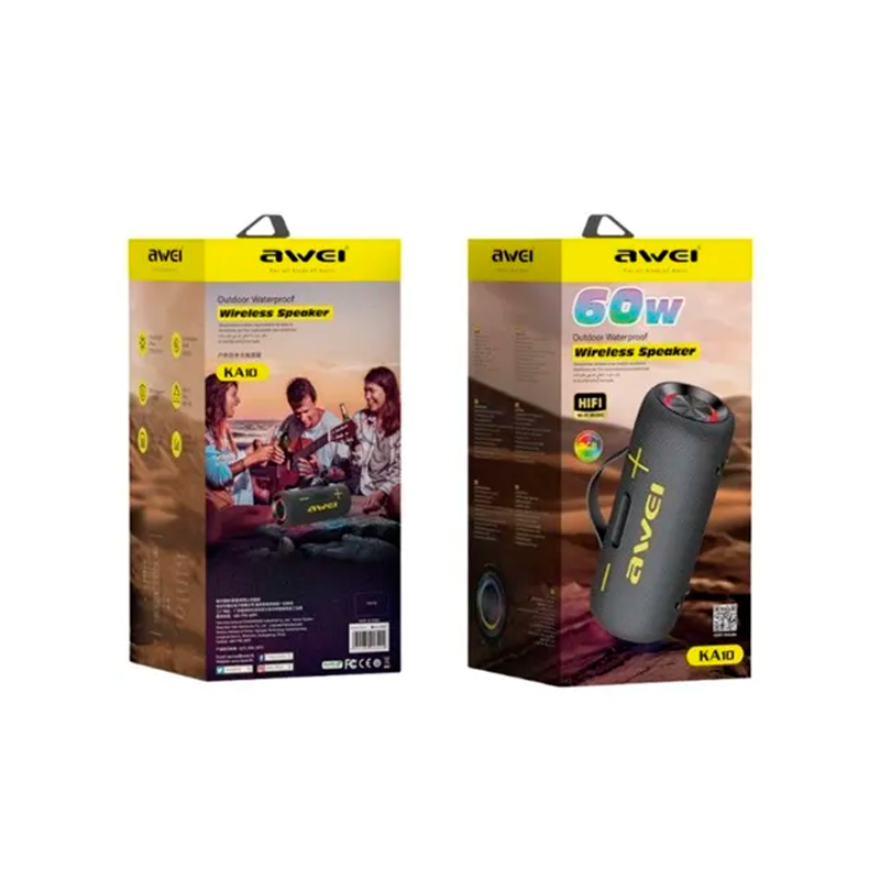 Parlante Bluetooth Awei Ka10 60w Rgb Negro – imagen 3