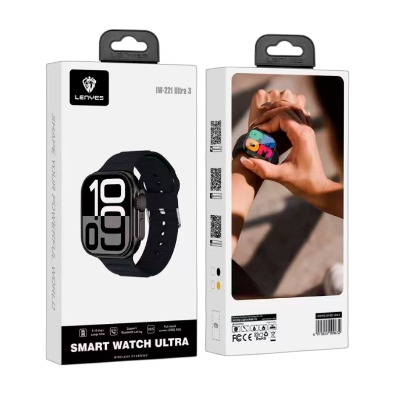 Smartwatch Reloj Inteligente Bluetooth Lenyes Lw221 Ultra Negro – imagen 3