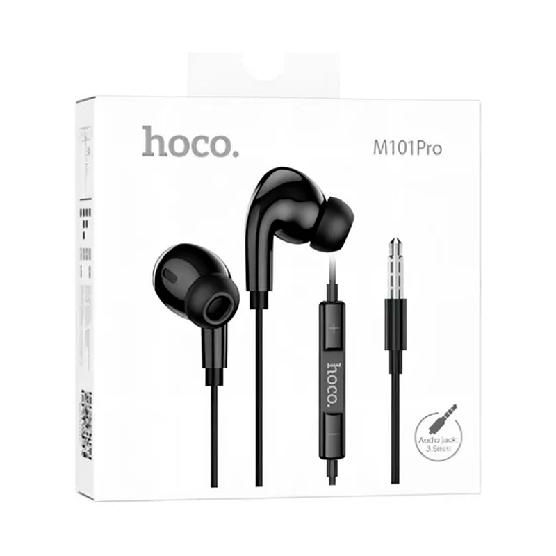 Audífonos In Ear Hoco M101 Pro Crystal 3.5mm Negro – imagen 3