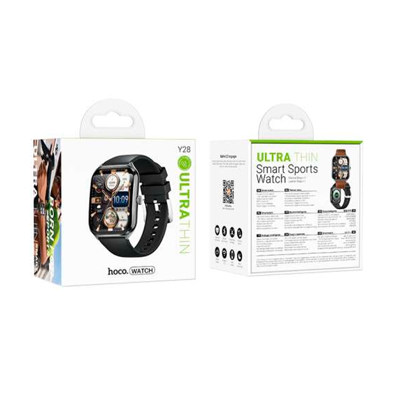 Smartwatch Reloj Inteligente Bluetooth Hoco Y28 Amoled Negro – imagen 3