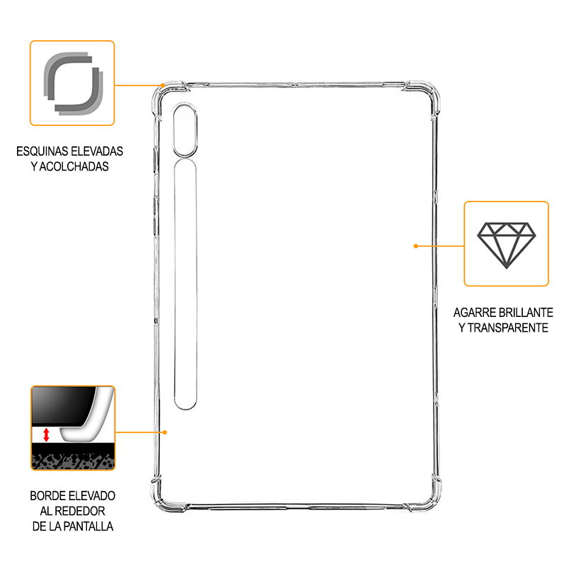 Carcasa Transparente Para Samsung S7 Plus S8 Plus 12.4 – imagen 3