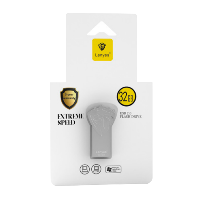Pendrive Unidad Flash Usb 2.0 Lenyes Lion 32 Gb Gris – imagen 3