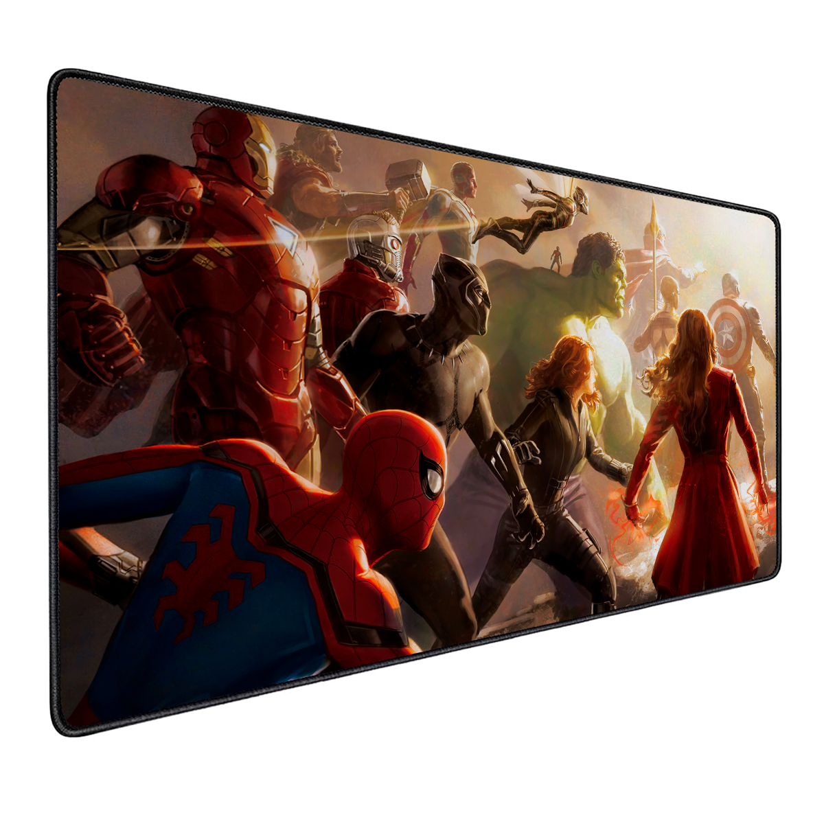 Mousepad Gamer Antideslizante 90x40 Diseño Vengadores Marvel