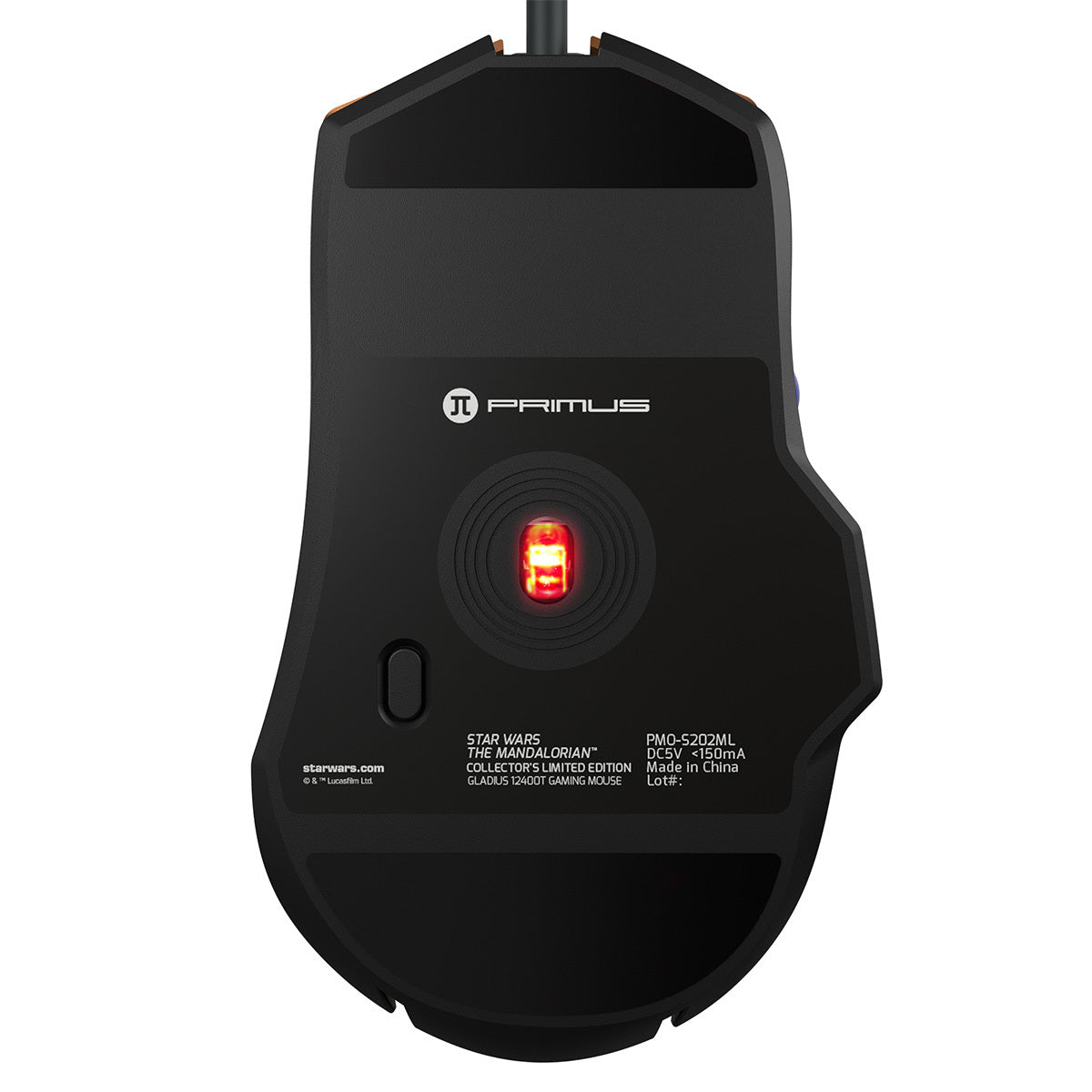 Mouse Gamer Primus Mandalorian S202ML 12400dpi Cafe – imagen 4
