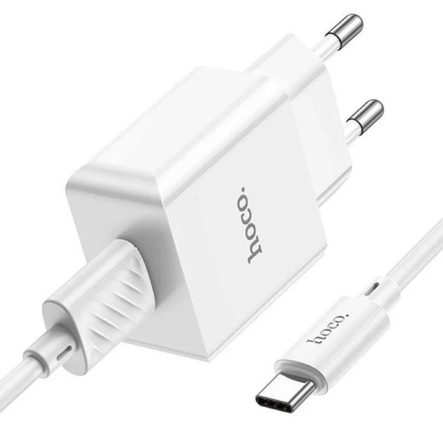 Cargador Hoco C106A 10.5w + Cable Micro Usb Blanco – imagen 3