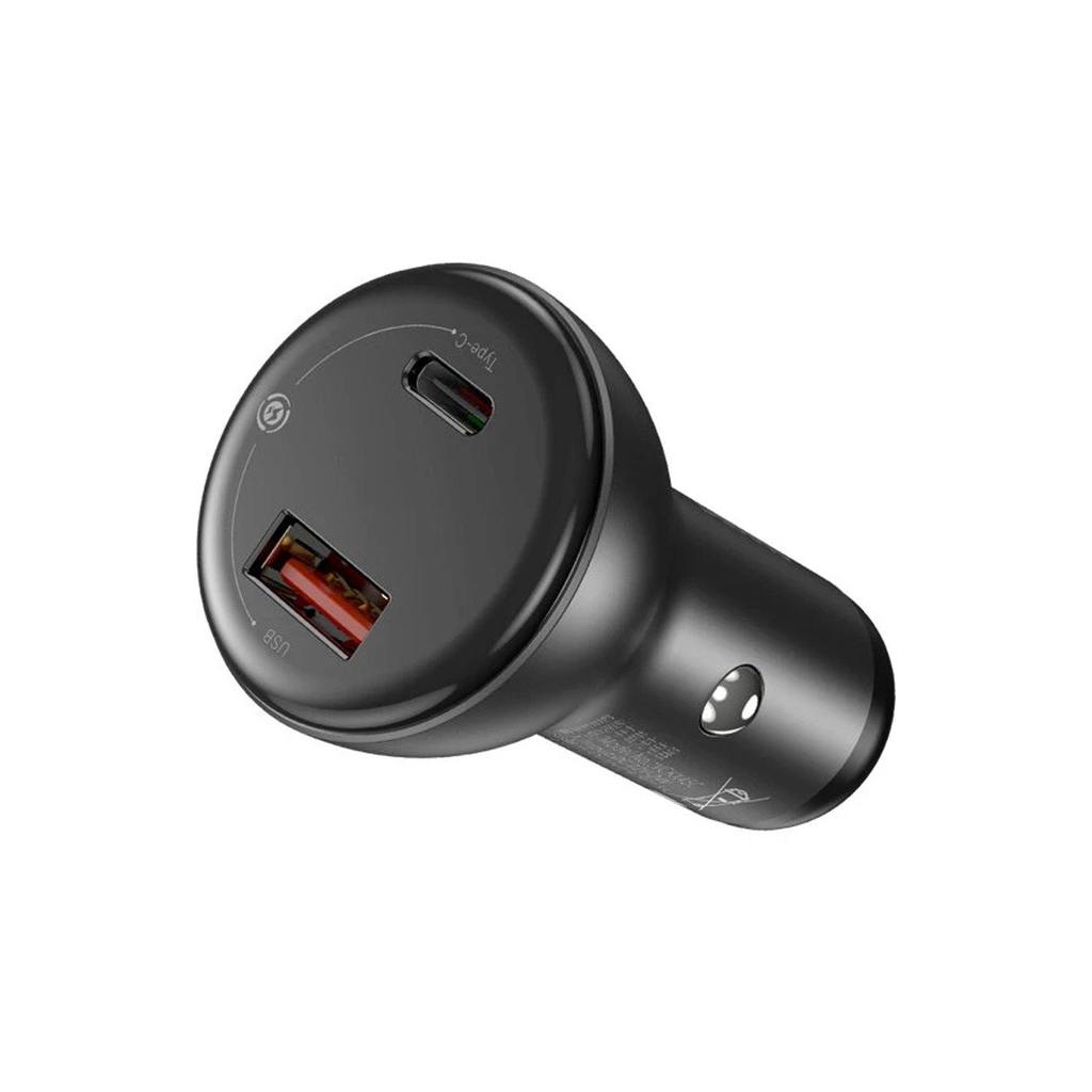 Cargador de Auto Baseus Digital PPS Dual QC 3.0 45 W + Cable USB C 60w – imagen 6