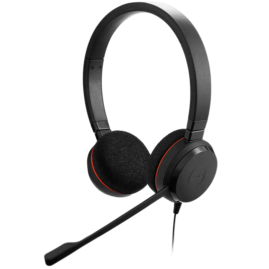 Audifono Jabra Evolve20 UC Duo Headset USB 4999-829-209 Negro – imagen 2