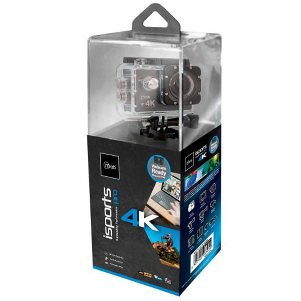 Camara Deportiva Extreme iSport Pro 4K Microlab Negro – imagen 4