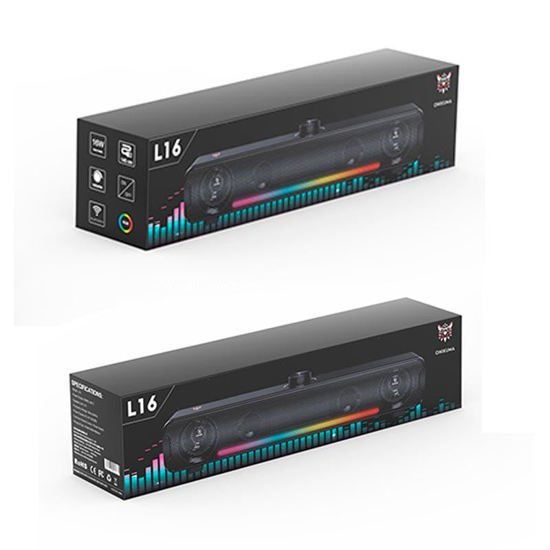 Parlante Gamer Onikuma Bluetooth L16 Rgb Negro – imagen 3