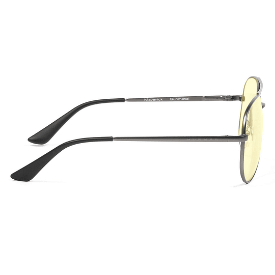 Lentes Gamer Gunnar Maverick Gunmetal Amber – imagen 3