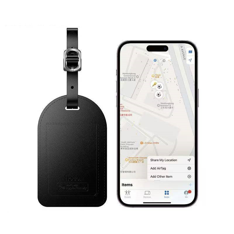 Billetera Inteligente Tarjetas Hoco E91h Carga Inalambrica Gps Negro – imagen 5