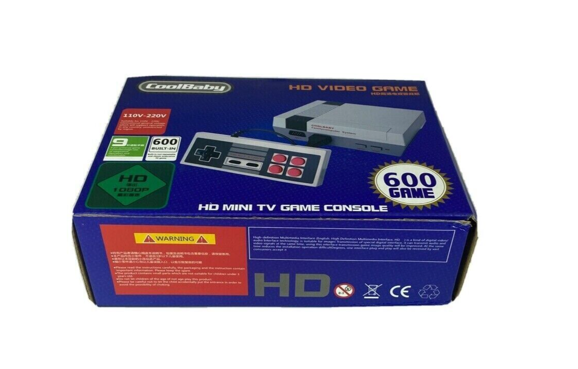Consola Videojuegos Mini Retro Coolbaby 8 Bits 600 Juegos – imagen 3