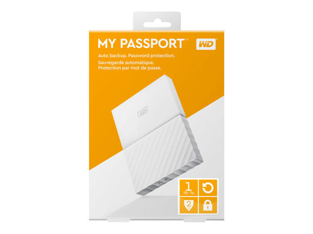 Disco Duro WD My Passport 2.5" 1 Tb Usb 3.0 Blanco – imagen 3