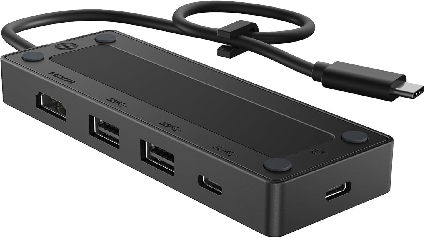 Adaptador Hub Travel Hp G3 Tipo C 5 en 1 Negro – imagen 5