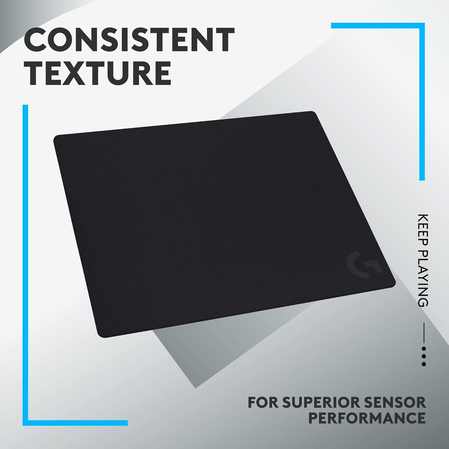 Mousepad Gamer Logitech G640 40X46cm Negro – imagen 4