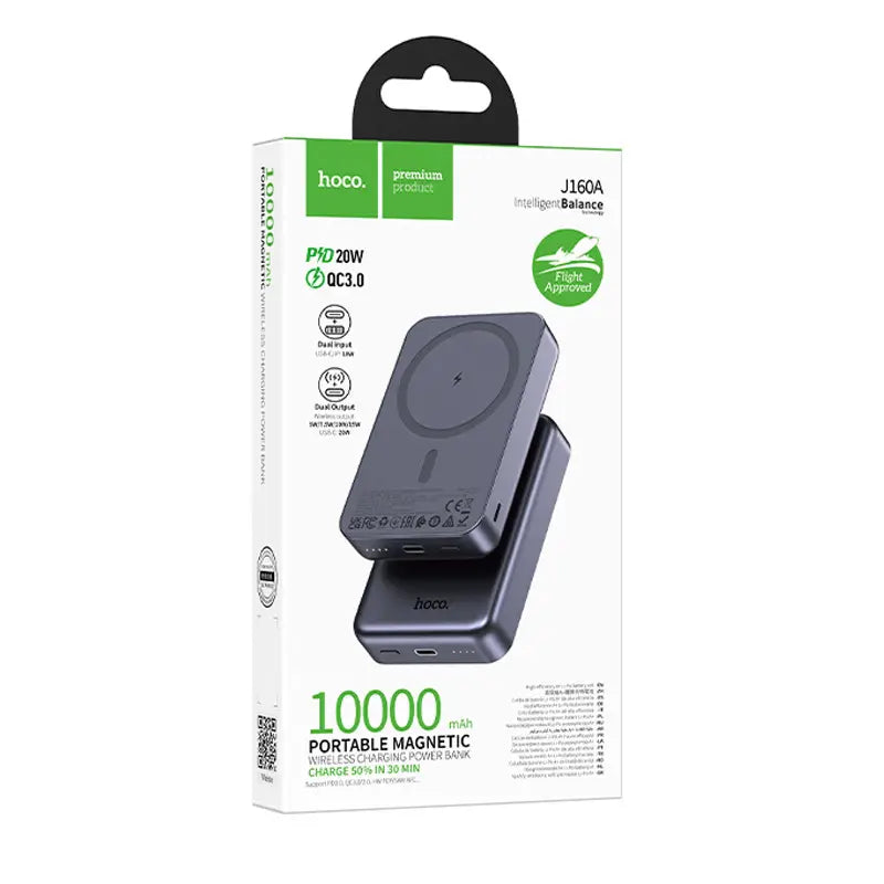 Powerbank Carga Rapida Hoco J160a 10000 Mah Negro – imagen 3