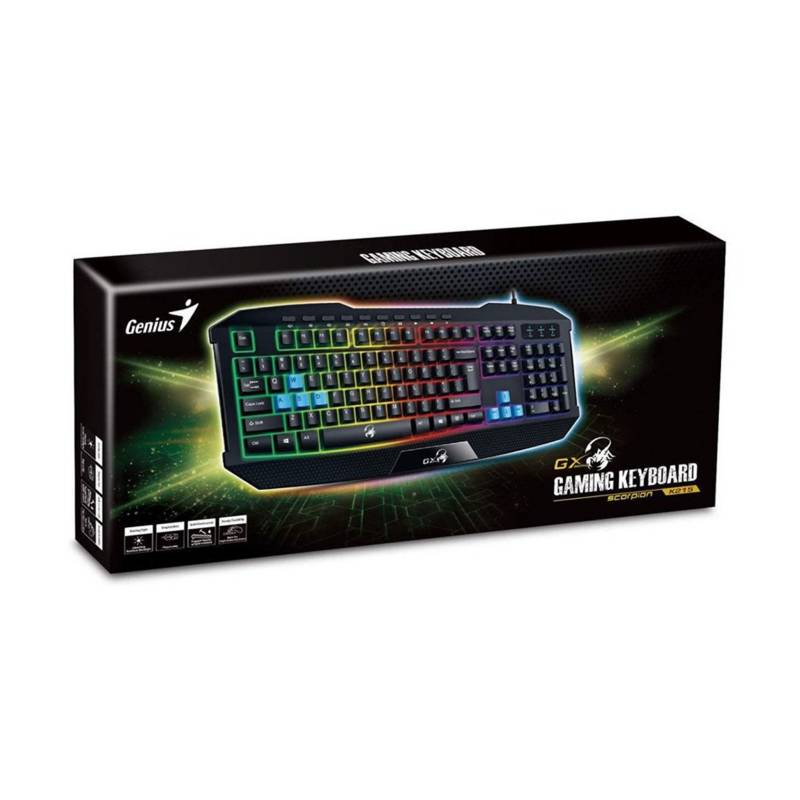Teclado Gamer Genius Scorpion K215 Negro – imagen 3