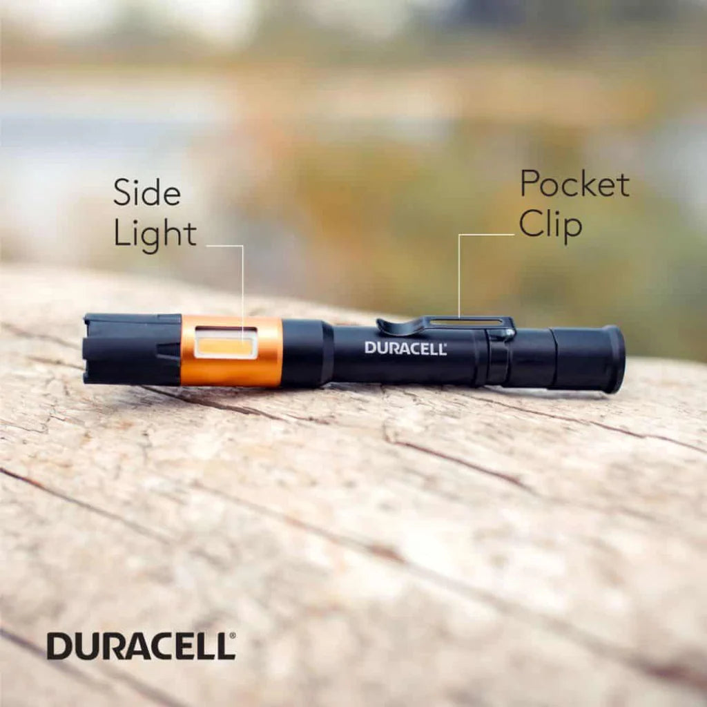 Linterna Led Lapicera Duracell 100 Lumenes 2aaa Negro – imagen 3